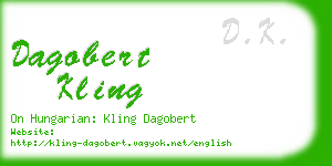 dagobert kling business card